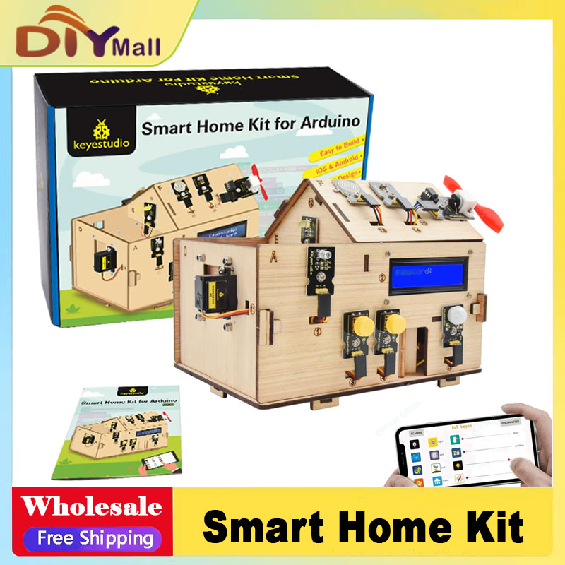 Smart Home Automation Diy - Keyestudio Smart IoT Home Kit with