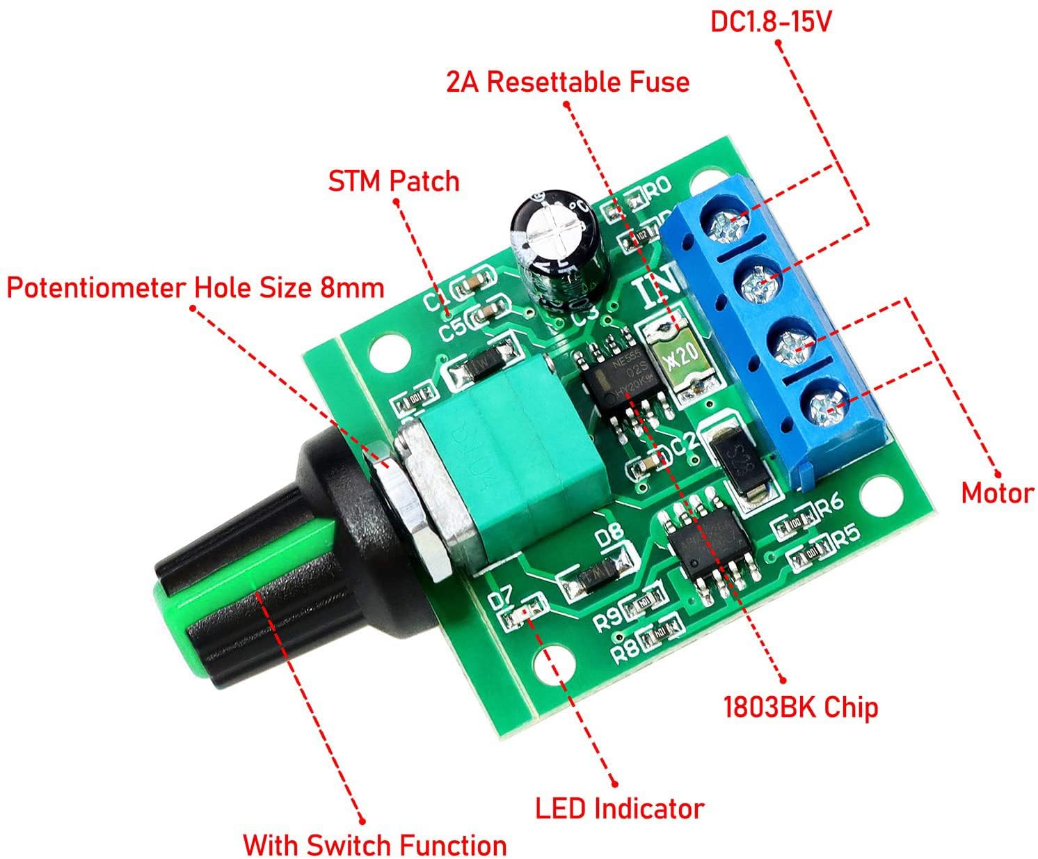 2PCS / 4PCS / 6PCS 1.8V 3V 5V  - Level Shifter 3.3V 评论和价格