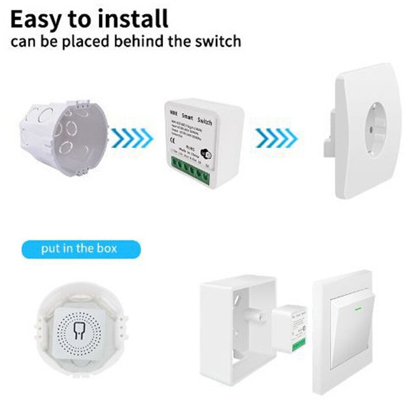 Tuya 16A Mini Wifi Smart Switc - Diy Home Automation Controller 评论和价格