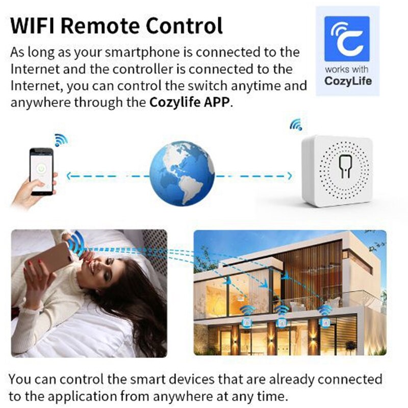 Tuya 16A Mini Wifi Smart Switc - Diy Home Automation Controller 评论和价格