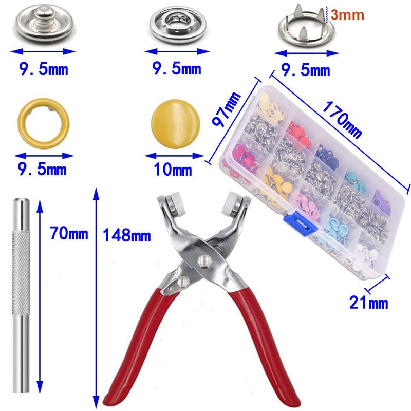 100 Sets Snap Pliers Automatic - Home Automation Diy 评论和价格