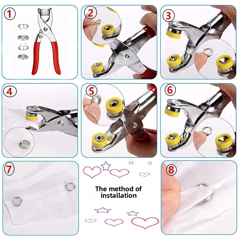 100 Sets Snap Pliers Automatic - Home Automation Diy 评论和价格