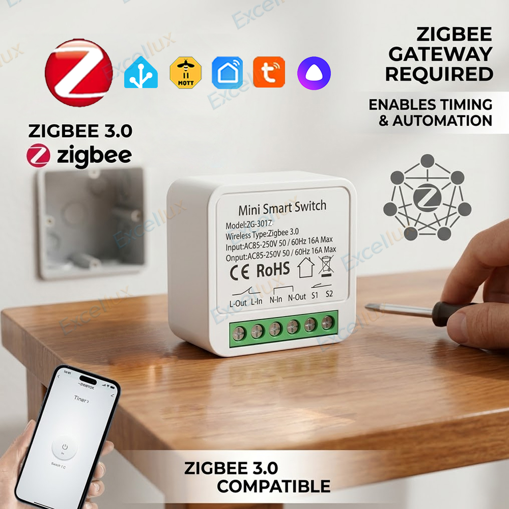 16A Zigbee 3.0 Mini Smart DIY  - Smart Home Automation Diy 评论和价格