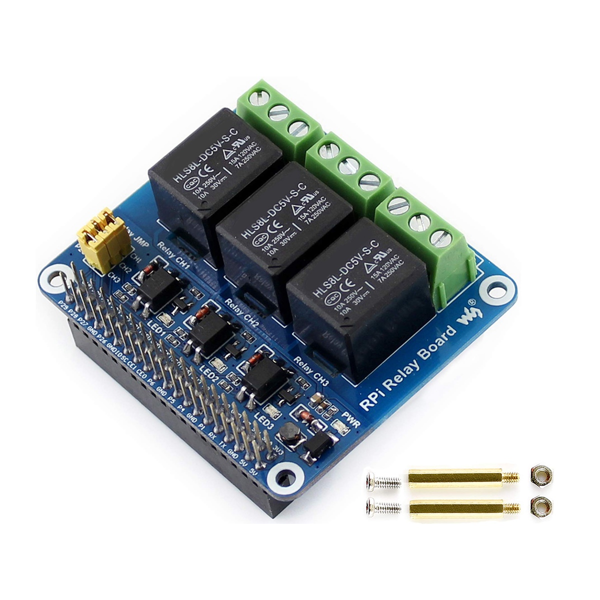 Waveshare 5V 3-Channel Relay M - Pi Zero W Board 评论和价格