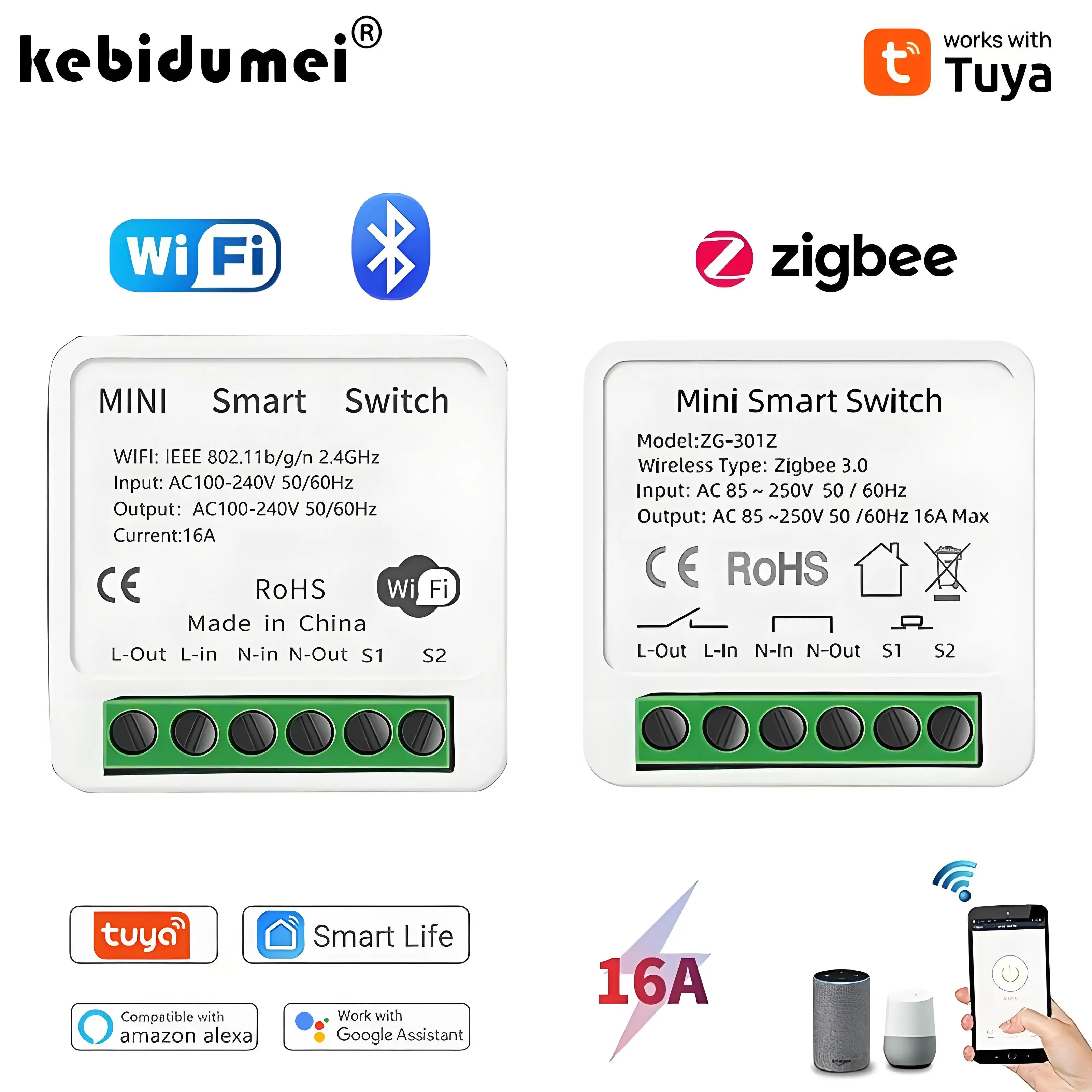 16A Tuya Zigbee 3.0 Mini Smart - Diy Home Automation Controller 评论和价格