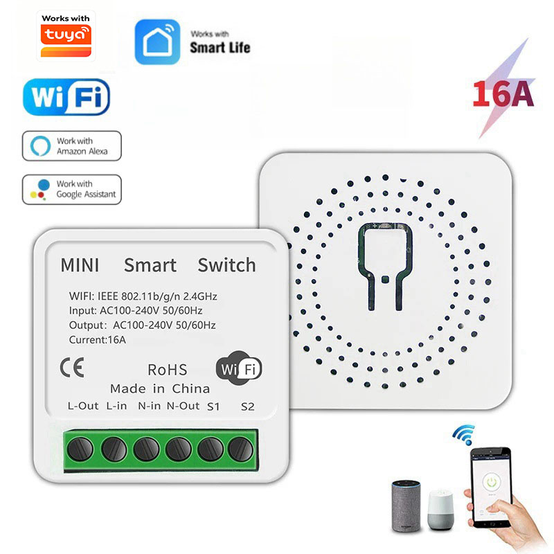 MINI 16A Wifi Switch DIY 1-way - Diy Home Automation Controller 评论和价格
